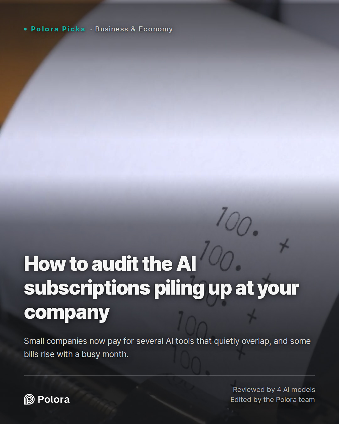 How to audit the AI subscriptions piling up at your company