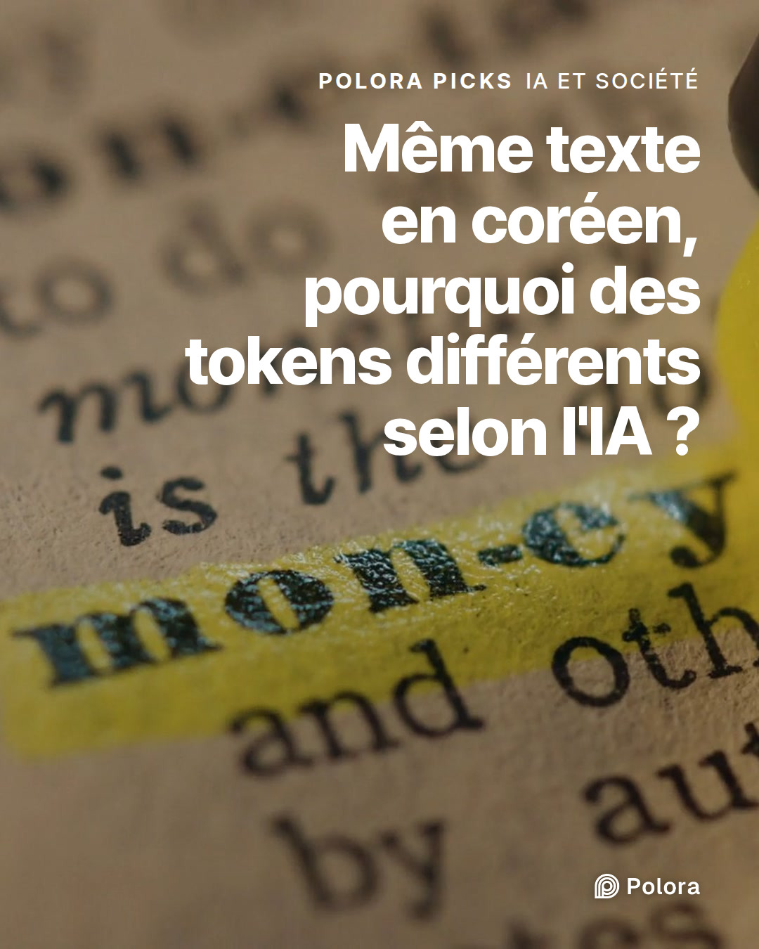 Même texte en coréen, pourquoi des tokens différents selon l'IA ?