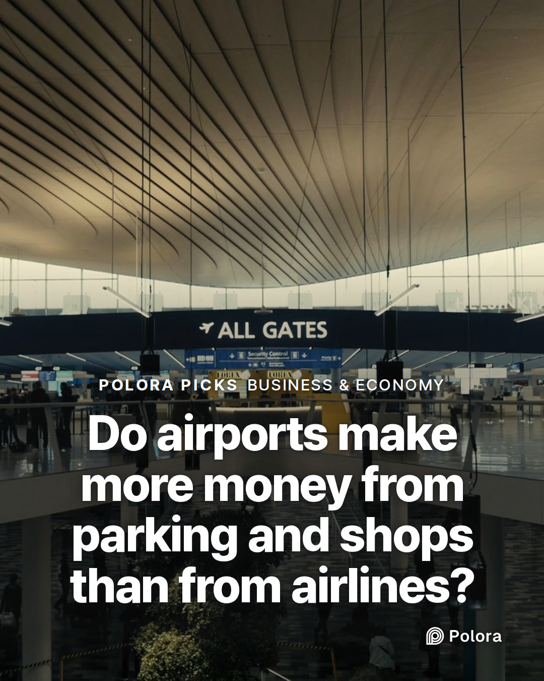 Do airports make more money from parking and shops than from airlines?