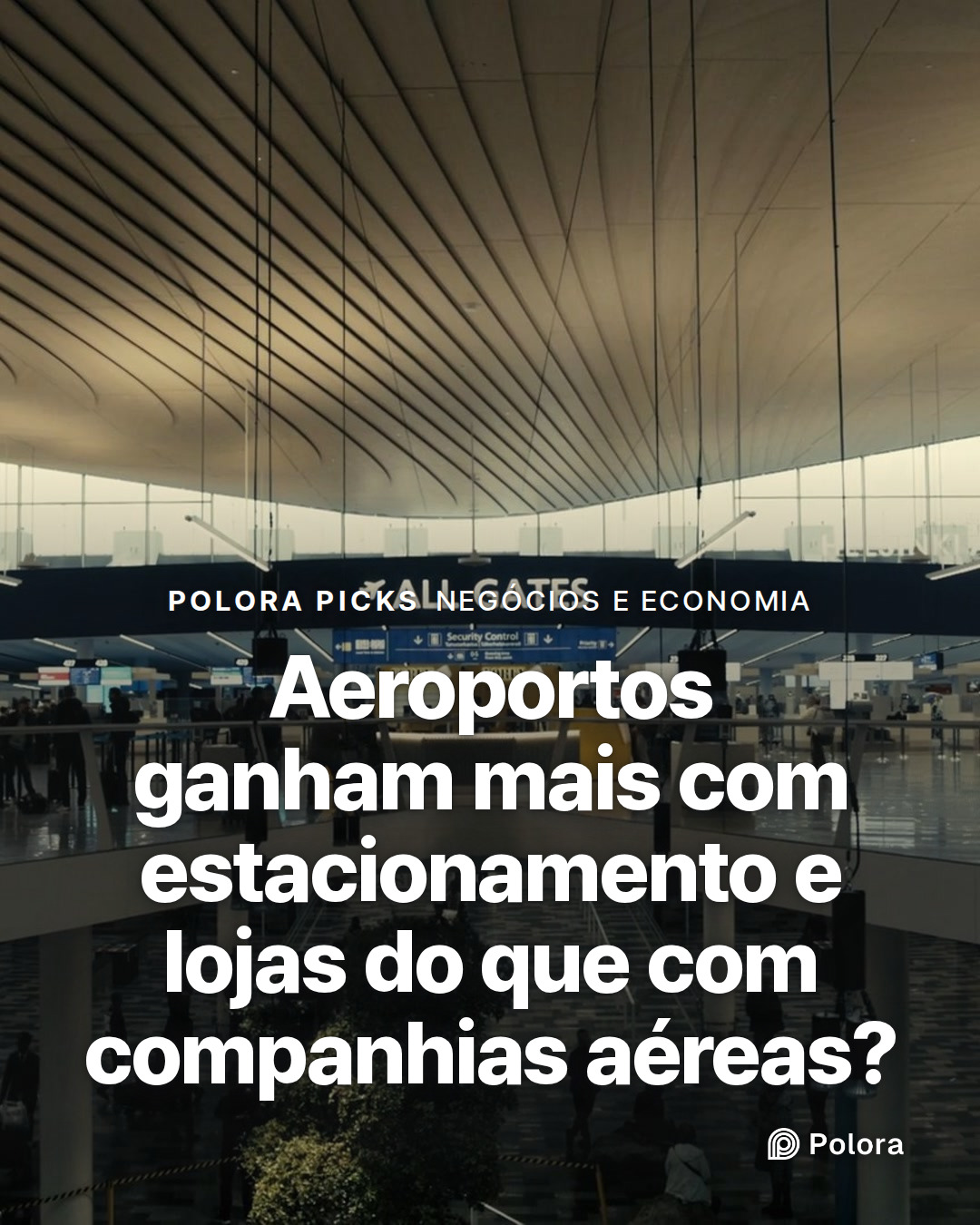 Aeroportos ganham mais com estacionamento e lojas do que com companhias aéreas?