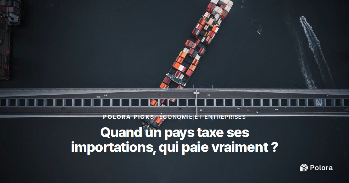 Droits de douane : qui paie vraiment quand un pays taxe les importations ?