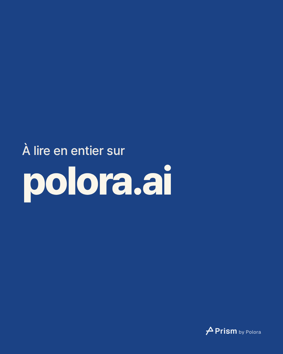 À lire en entier sur · polora.ai