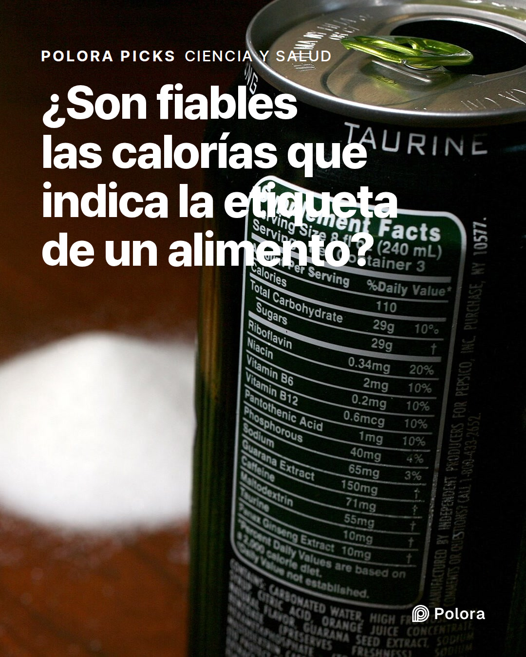 ¿Son fiables las calorías que indica la etiqueta de un alimento?