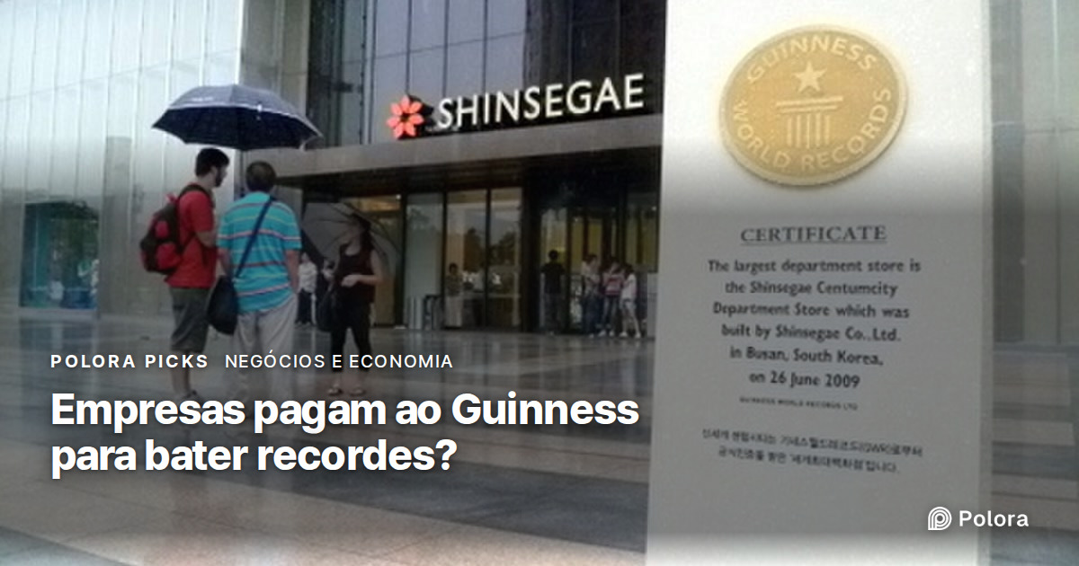 Empresas pagam ao Guinness para bater recordes?