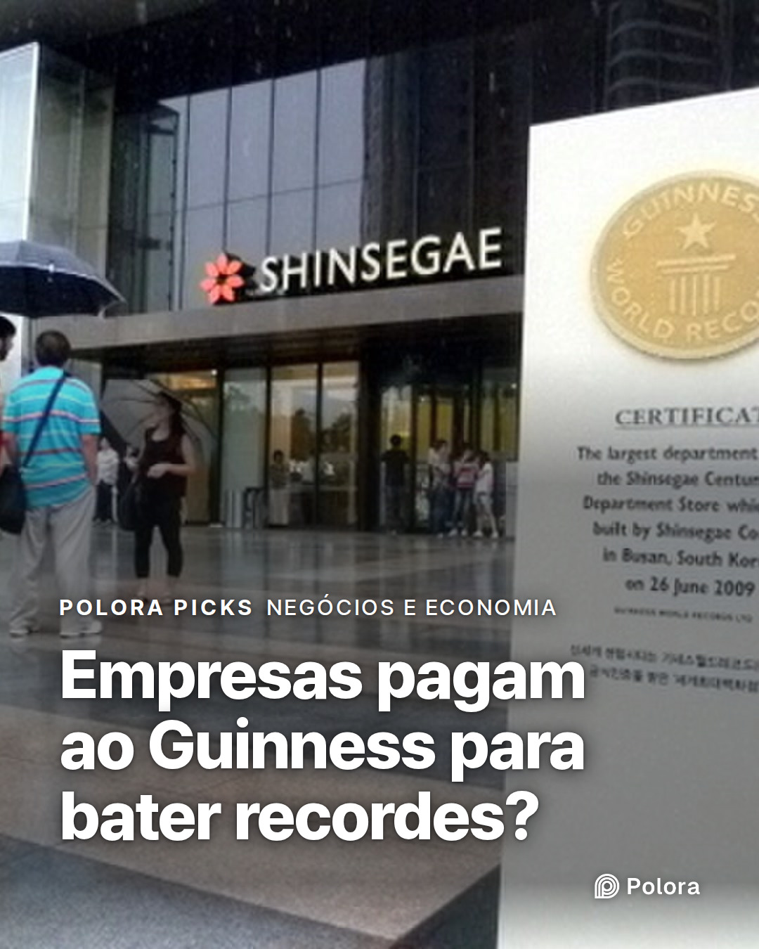 Empresas pagam ao Guinness para bater recordes?