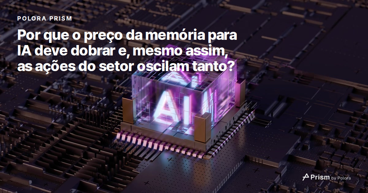 Por que o preço da memória para IA deve dobrar e, mesmo assim, as ações do setor oscilam tanto?