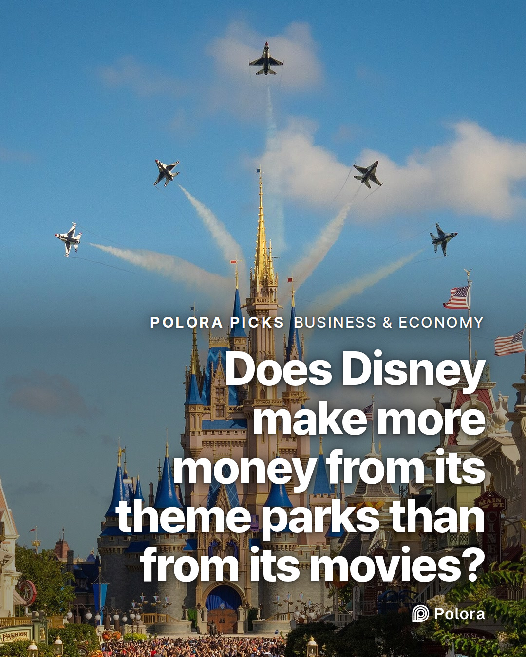 Does Disney make more money from its theme parks than from its movies?