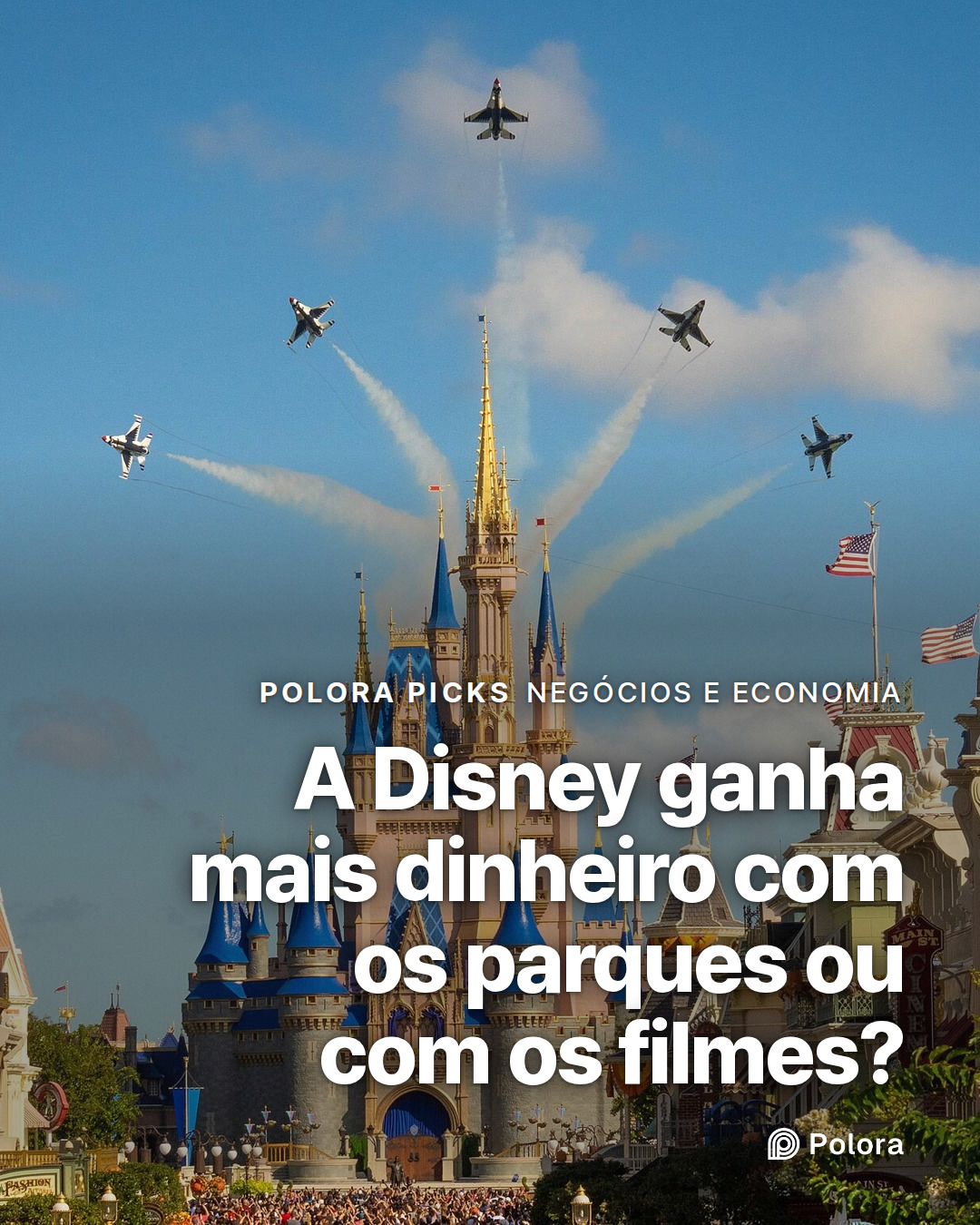 A Disney ganha mais dinheiro com os parques ou com os filmes?