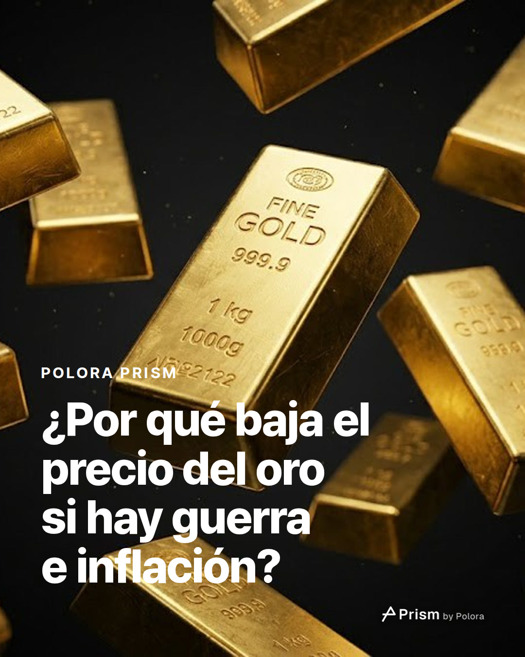 ¿Por qué baja el precio del oro si hay guerra e inflación?
