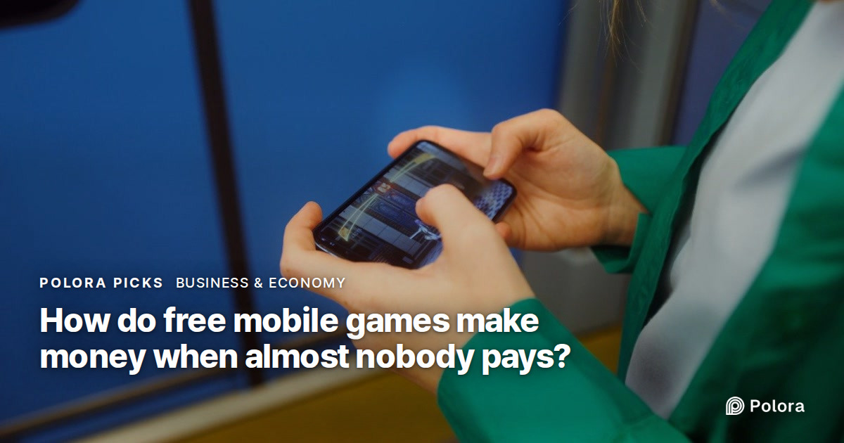 How do free mobile games make money when almost nobody pays?