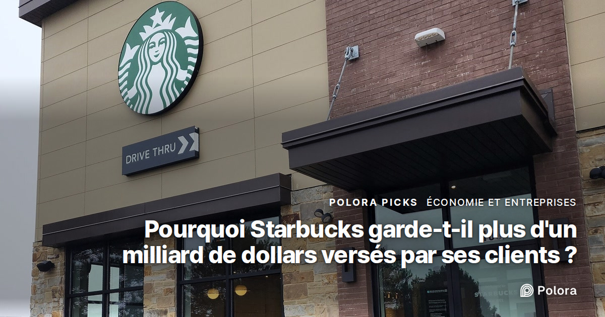Carte Starbucks : à qui appartient l'argent que vous rechargez ?