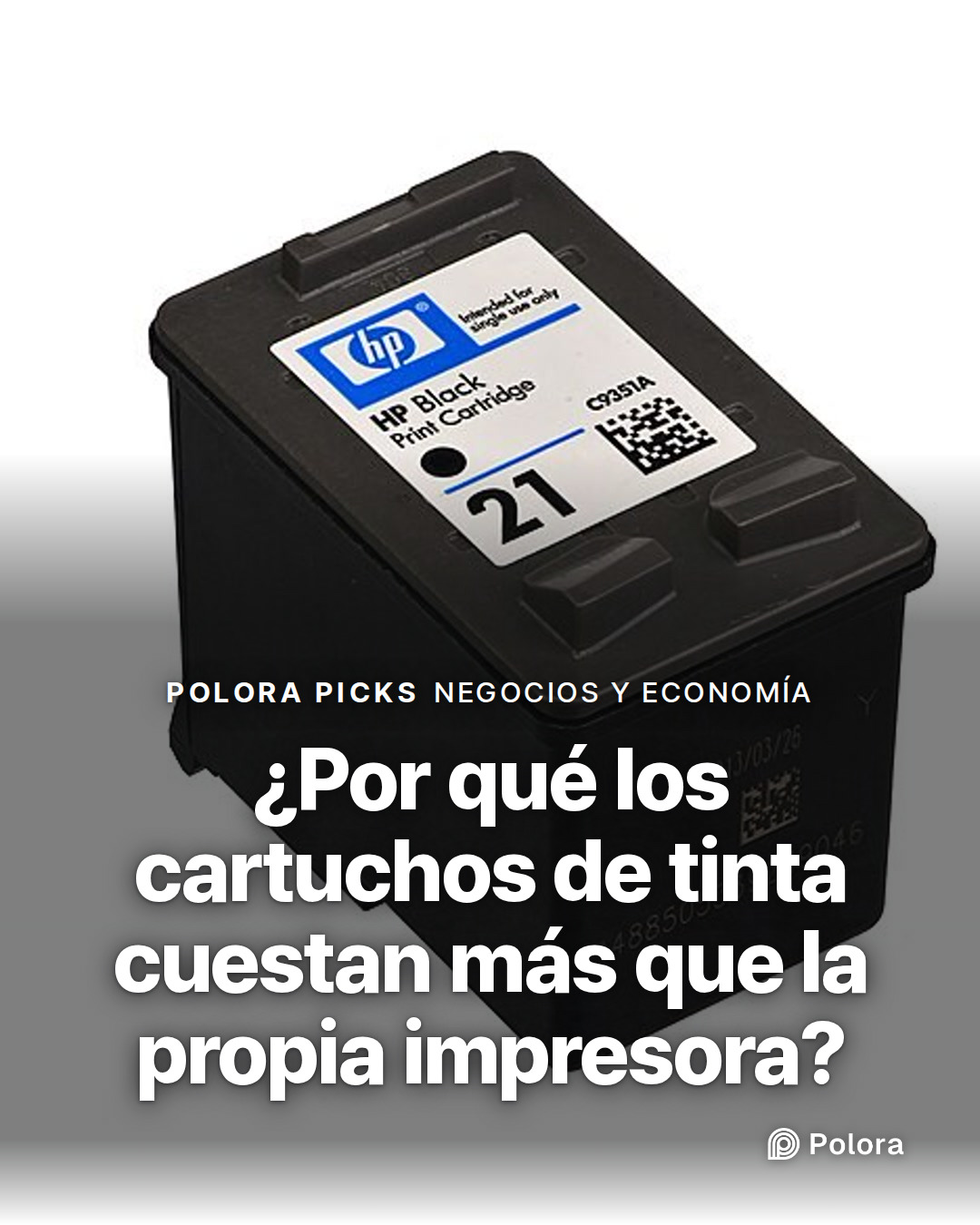 ¿Por qué los cartuchos de tinta cuestan más que la propia impresora?