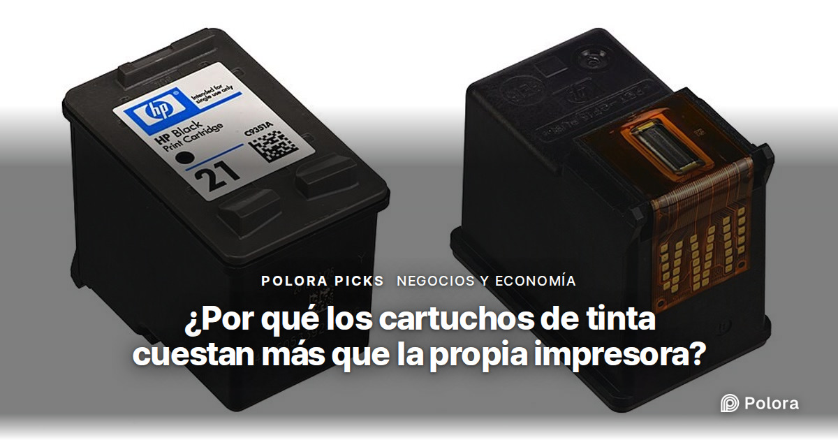 ¿Por qué los cartuchos de tinta cuestan más que la propia impresora?