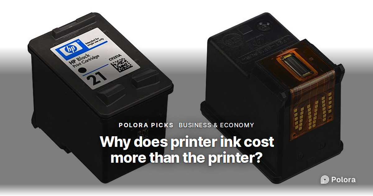 Why does printer ink cost more than the printer?