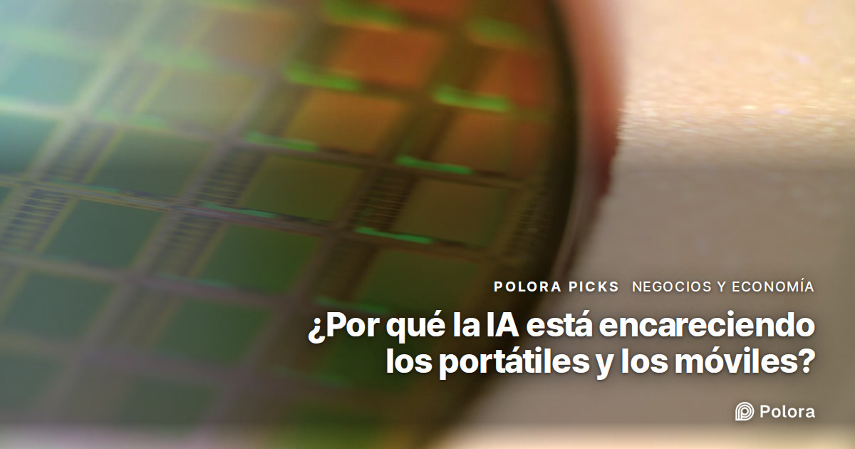 ¿Por qué la IA está encareciendo los portátiles y los móviles?