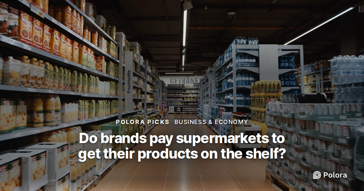 Do brands pay supermarkets to get their products on the shelf?