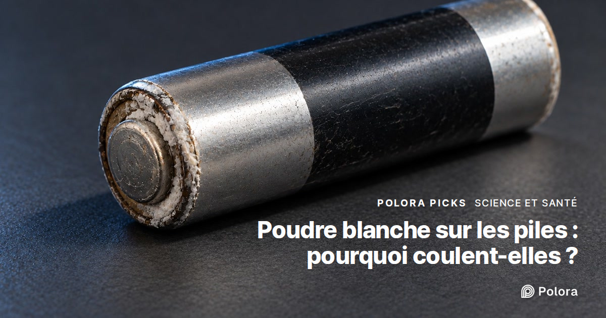 Qu'est-ce que la poudre blanche sur les piles, et pourquoi coulent-elles, même vides ou neuves ?