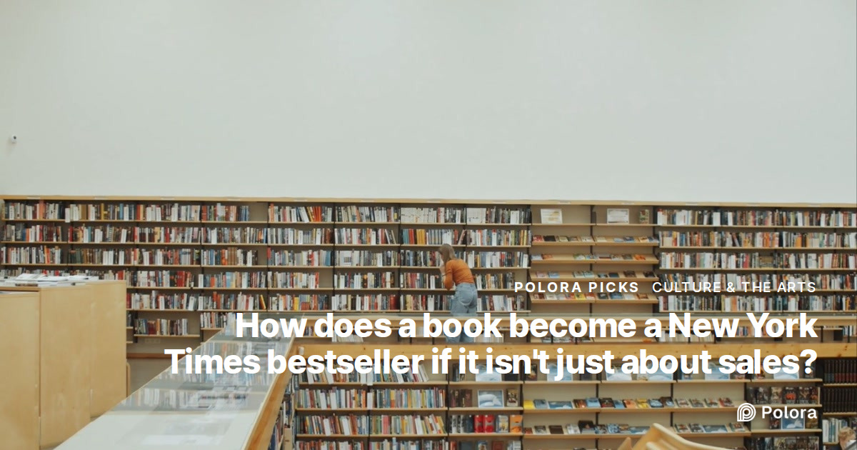 How does a book become a New York Times bestseller if it isn't just about sales?