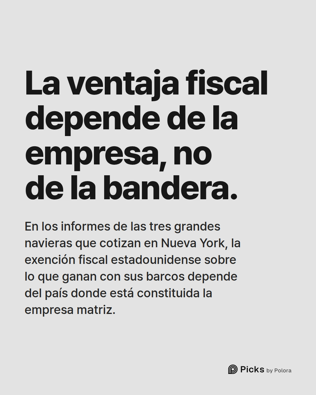 La ventaja fiscal depende de la empresa, no de la bandera. · En los informes de las tres grandes navieras que cotizan en Nueva York, la exención fiscal estadounidense sobre lo que ganan con sus barcos depende del país donde está constituida la empresa matriz.